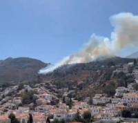 Μεγάλη φωτιά στην Ύδρα