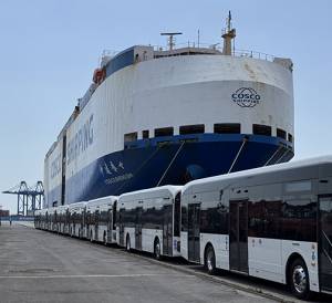 PPA S.A.: Arrival of first COSCO SHIPPING vehicle carrier at the Port of Piraeus