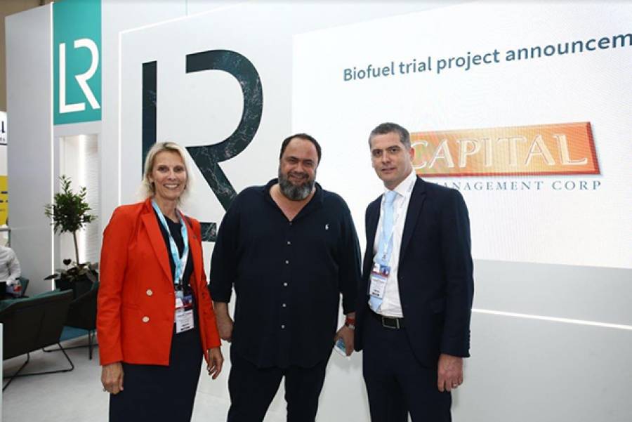 Capital Ship Management Corp. and Lloyd’s Register explore the use of biofuels in pilot research project