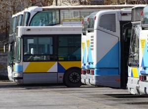 Στάση εργασίας στα λεωφορεία τη Δευτέρα 3/4