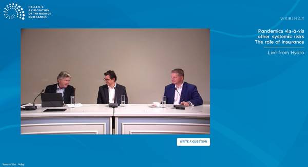 «PANDEMICS VIS À VIS OTHER SYSTEMIC RISKS. THE ROLE OF INSURANCE» LIVE FROM HYDRA