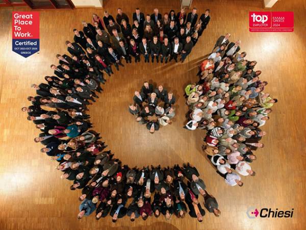 Chiesi Hellas: Διπλή διάκριση για το εργασιακό της περιβάλλον