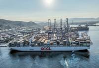 In a special event, PCT welcomes OOCL PIRAEUS, one of the largest container vessels in the world