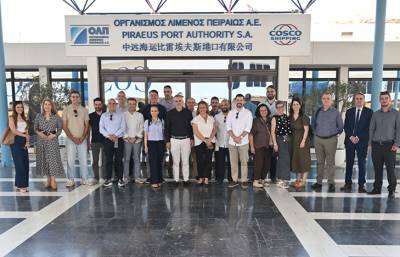 Delegation of SELPE Visits Piraeus Port Authority