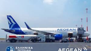 Aegean και ΕΛΠΕ ξεκινούν πτήσεις με βιώσιμα αεροπορικά καύσιμα (SAF) και από το αεροδρόμιο της Αθήνας