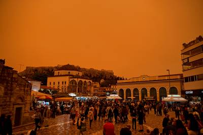 Σε «πορτοκαλί κλοιό» η χώρα για την αφρικανική σκόνη - Εκτιμήσεις για την Αττική