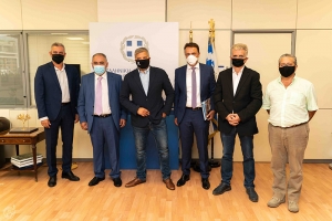 Συνάντηση Γ. Χατζηθεοδοσίου και μελών της Διοίκησης του Ε.Ε.Α. με τον Περιφερειάρχη Αττικής Γ. Πατούλη για στήριξη της επιχειρηματικότητας