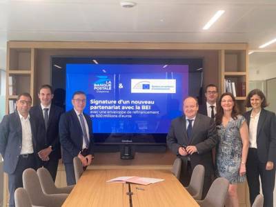 France: EIB and La Banque Postale sign new partnership including a €600 million refinancing package