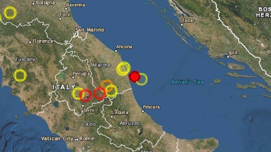 Σεισμός 4,3 Ρίχτερ στην Ιταλία