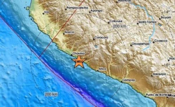 Σεισμός 7,2 Ρίχτερ ανοιχτά του Περού