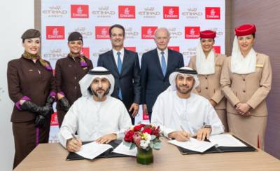 Emirates και Etihad Airways επεκτείνουν τη συνεργασία τους για να ενισχύσουν τον τουρισμό στα Εμιράτα