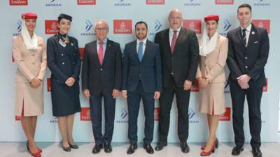 AEGEAN και Emirates επεκτείνουν τη συνεργασία τους για πτήσεις κοινού κωδικού προσθέτοντας το δρομολόγιο Αθήνα ‑ Νέα Υόρκη