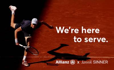 Ο Jannik Sinner και ο όμιλος Allianz ανακοινώνουν πολυετή παγκόσμια συνεργασία