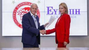Η ΕΥΡΩΠΗ Ασφαλιστική επίσημος χορηγός της ΠΑΕ Ολυμπιακός