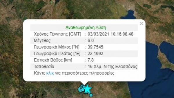 Ισχυρός μετασεισμός μετά τα 6 Ρίχτερ - Τρεις ελαφρά τραυματίες