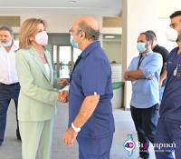 Η Επίτροπος Υγείας στο Γερμανικό Ογκολογικό Κέντρο στη Λεμεσό