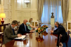 Συνάντηση Ν. Δένδια με τον πρέσβη της Βουλγαρίας