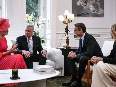 Ο Κ. Μητσοτάκης υποδέχθηκε το βασιλικό ζεύγος του Βελγίου στο Μέγαρο Μαξίμου - Οι ενεργειακές κινήσεις της Ελλάδας στην ατζέντα