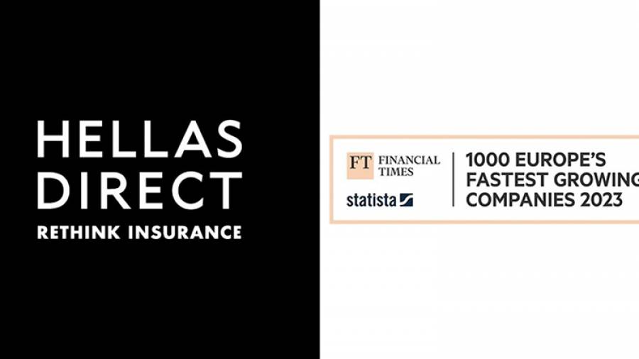 Η Hellas Direct για τέταρτη χρονιά στη λίστα των Financial Times με τις 1.000 ταχύτερα αναπτυσσόμενες εταιρίες στην Ευρώπη