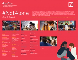 #NotAlone: Deutsche Bank launches campaign to highlight the impact of COVID-19 on the mental health of young people