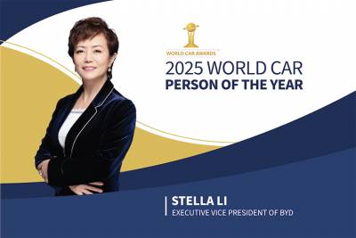 Η Stella Li της BYD αναδείχθηκε World Car Person of the Year