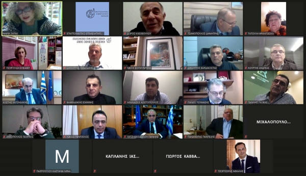 Κ. Χατζηδάκης σε τηλεδιάσκεψη του Ε.Ε.Α.: «Είμαστε όλοι από την ίδια πλευρά του λόφου»