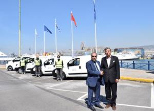 ΟΛΠ Α.Ε.: Χορηγία πέντε οχημάτων στον Δήμο Περάματος