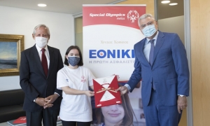 Επίτιμο μέλος των Special Olympics Hellas ο Διευθύνων Σύμβουλος της Εθνικής Ασφαλιστικής, κ. Σταύρος Κωνσταντάς