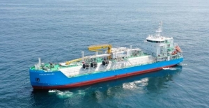 “K” LINE commenced technical management of Singapore’s first LNG Bunkering Vessel “FUELNG BELLINA