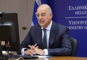 Ομιλία του Υπουργού Εξωτερικών Νίκου Δένδια στην Ελληνο-Αραβική Σύνοδο