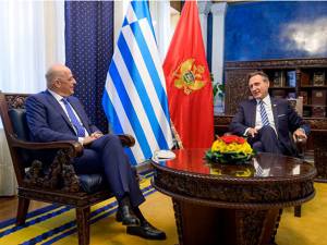 Στην Ποντγκόριτσα ο Ν. Δένδιας - Συνάντηση με τον ΥΠΕΞ του Μαυροβουνίου