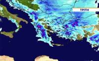 Κακοκαιρία με ισχυρές βροχές αύριο και στη συνέχεια καλοκαιράκι με 30άρια