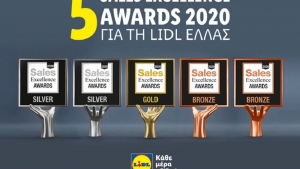 Lidl Ελλάς: 5 νέες διακρίσεις στα Sales Excellence Awards 2020