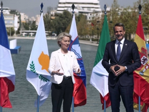 Ξεκινά η Σύνοδος Eumed9 - Συνάντηση Κυρ. Μητσοτάκη με Μάριο Ντράγκι
