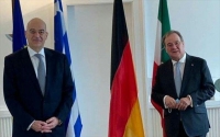 Συνάντηση Ν. Δένδια με τον πρωθυπουργό της Βόρειας Ρηνανίας- Βεστφαλίας