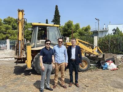 Piraeus Port Authority Provides Practical Support to the Municipality of Salamina for the Restoration of Recent Wildfire Affected Areas