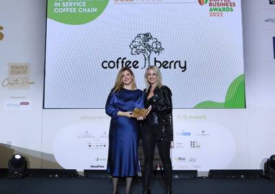 12 "Χρυσά βραβεία" για την Coffee Berry στα Coffee Βusiness Αwards 2022