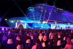 Λαμπερή τελετή ονοματοδοσίας του MSC Virtuosa της MSC Cruises στα Ηνωμένα Αραβικά Εμιράτα