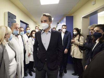 Ο Κυρ. Μητσοτάκης στο Τζάνειο: «Οραματιζόμαστε το νέο ΕΣΥ με ποιοτικές υποδομές»