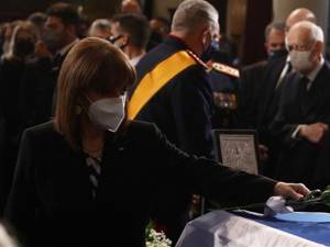 Κ. Σακελλαροπούλου: Σήμερα αποχαιρετάμε έναν πιστό και ανυστερόβουλο υπηρέτη του τόπου μας