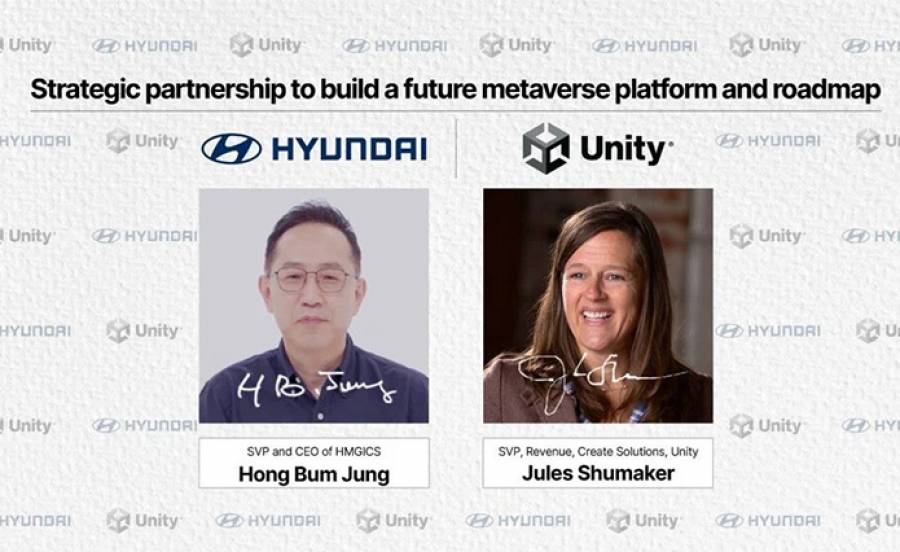Συνεργασία Hyundai και Unity για τη δημιουργία Meta-Factory