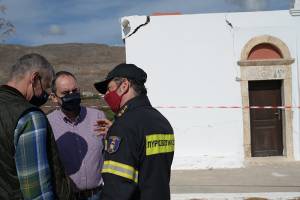 Πρωτοβουλία Πλακιωτάκη για την άμεση αναστήλωση του Ιερού Ναού Αγίου Νικολάου στον Ξερόκαμπο Σητείας