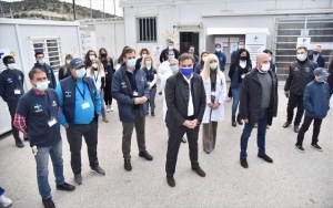 Επίσκεψη Μαργαρίτη Σχοινά στο Κέντρο Φιλοξενίας Προσφύγων & Μεταναστών του Σκαραμαγκά