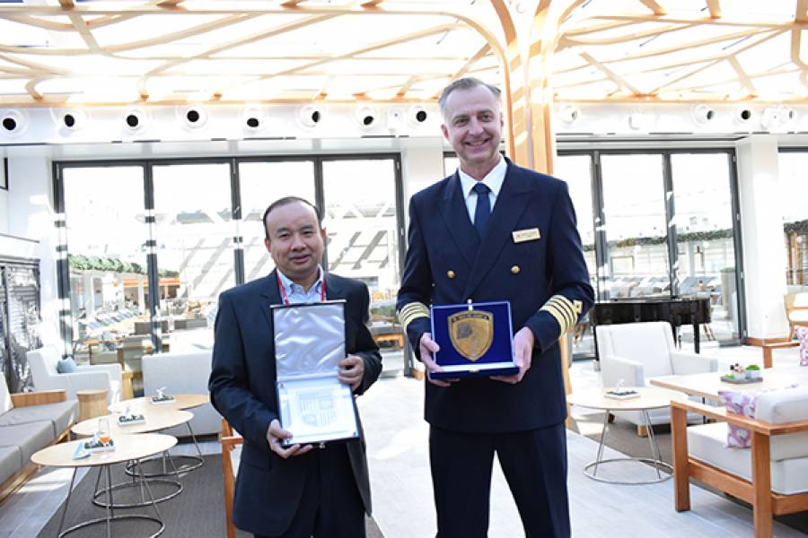 PPA SA: First cruise ship of the year, Viking Sky arrives at the Port of Piraeus