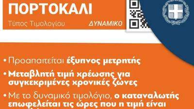 Στο πορτοκαλί τιμολόγιο ρεύματος 155.000 καταναλωτές