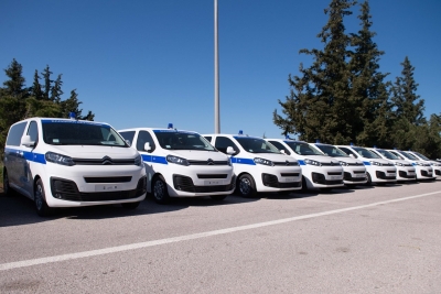 Ενισχύεται ο στόλος της Ελληνικής Αστυνομίας με άλλα 70 νέα οχήματα
