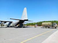 Αναχώρησε για την Αίγυπτο το ελληνικό C-130 που μεταφέρει ανθρωπιστική βοήθεια για τη Γάζα