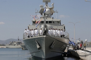 Η πυραυλάκατος «Καραθανάσης» στη δύναμη του Στόλου - Το μήνυμα του Ν. Παναγιωτόπουλου