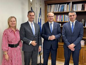 Η τελετή παράδοσης-παραλαβής στο Υπουργείο Εθνικής Οικονομίας και Οικονομικών