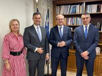 Η τελετή παράδοσης-παραλαβής στο Υπουργείο Εθνικής Οικονομίας και Οικονομικών